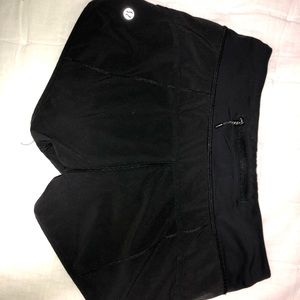 lululemon shortie shorts